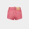 Oxford Denim High Waist Hot Pants
