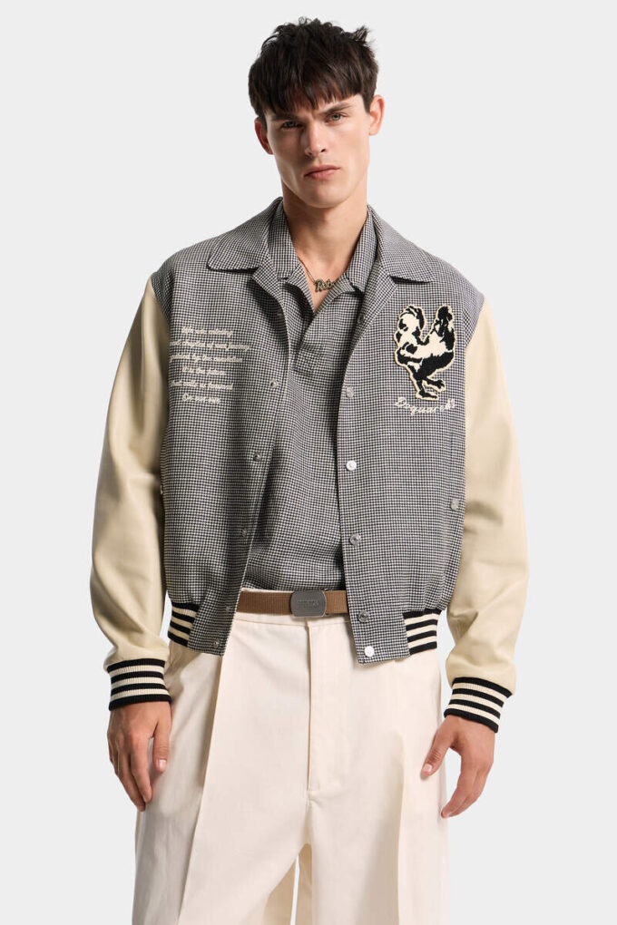 Pied De Poule Bomber