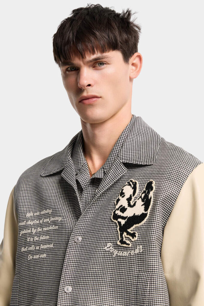 Pied De Poule Bomber