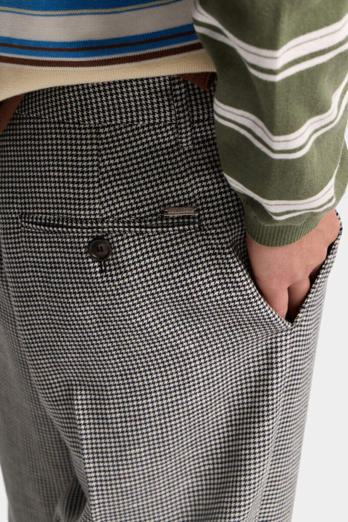 Pied De Poule Relax Man Pant