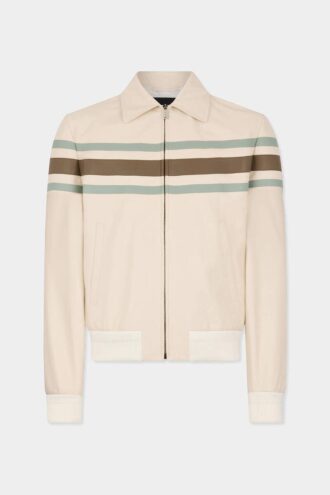 Preppy Leather Blouson