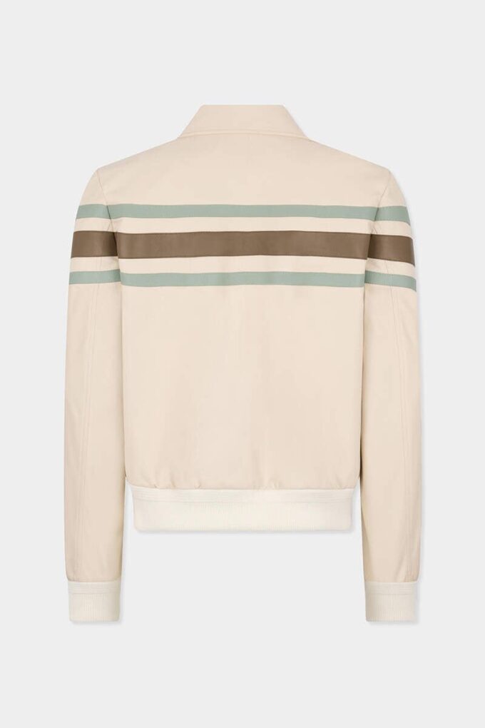 Preppy Leather Blouson