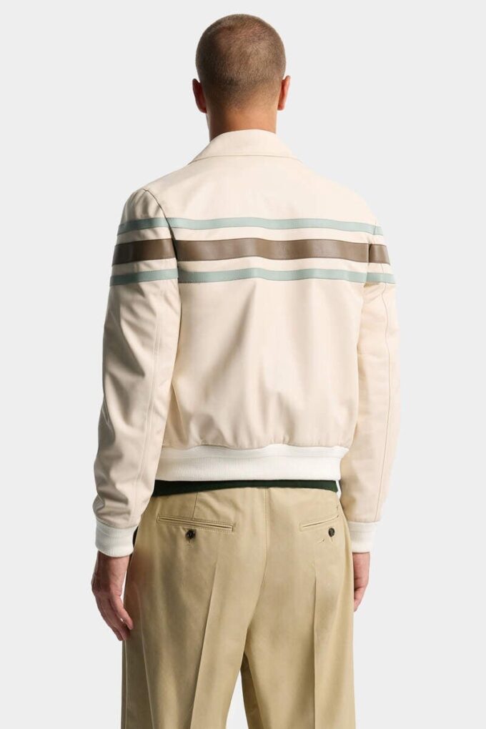 Preppy Leather Blouson