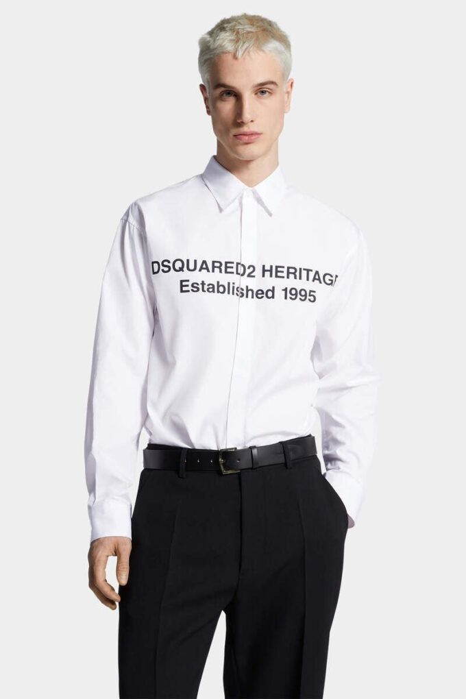 Printed Heritage Logo Shirt