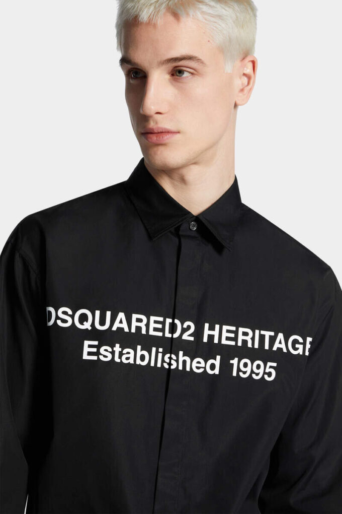 Printed Heritage Logo Shirt