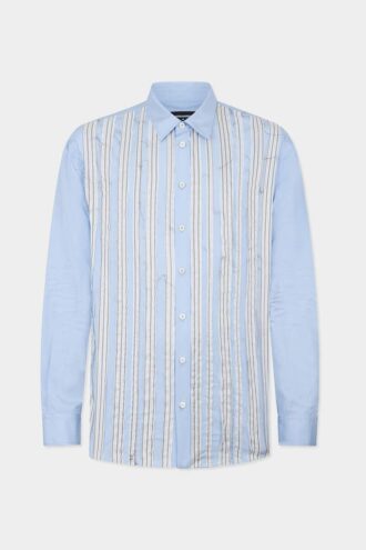 Raw-Cut Dropped Shoulder Shirt