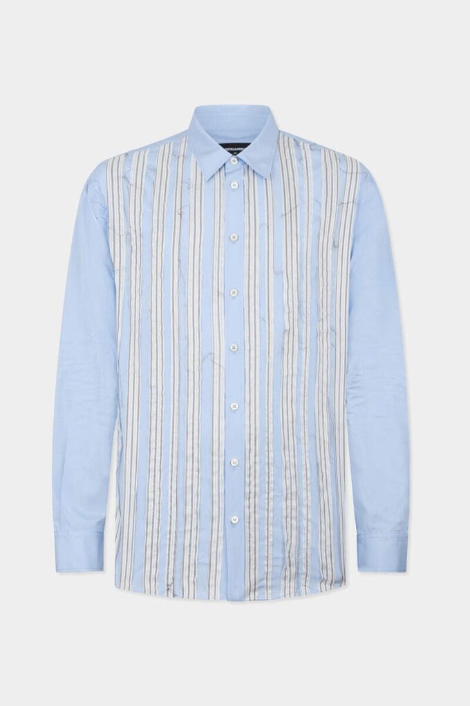 Raw-Cut Dropped Shoulder Shirt