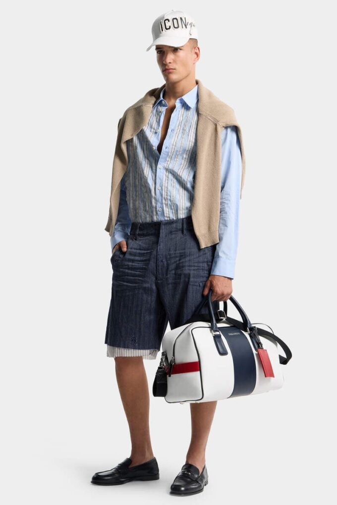 Raw-Cut Dropped Shoulder Shirt