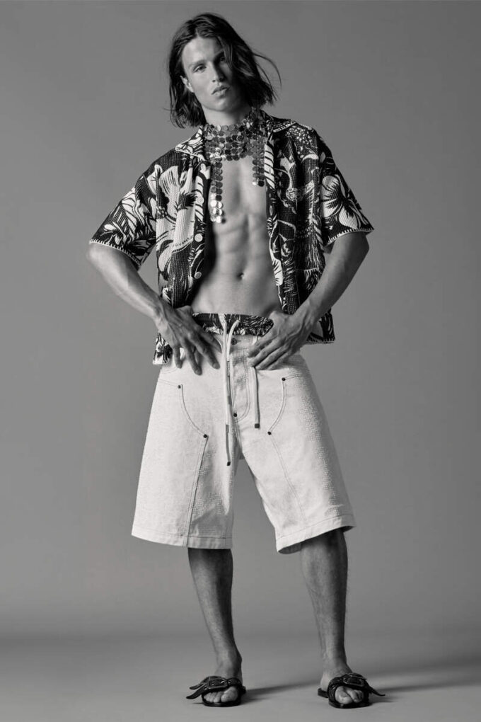 Dancing Flowers Short Sleeves Polo