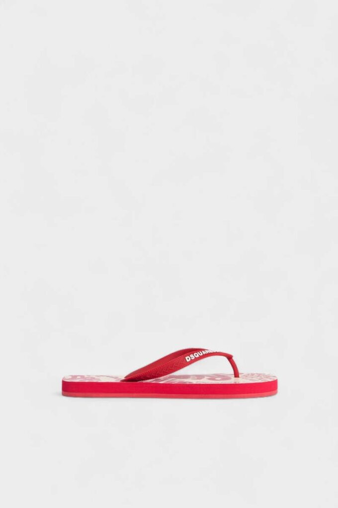 Rebel Hibiscus Flip Flops