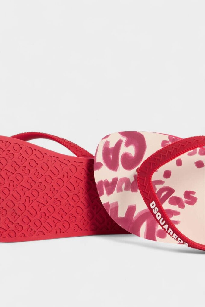 Rebel Hibiscus Flip Flops