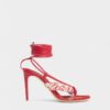 Rebel Hibiscus Heeled Sandals