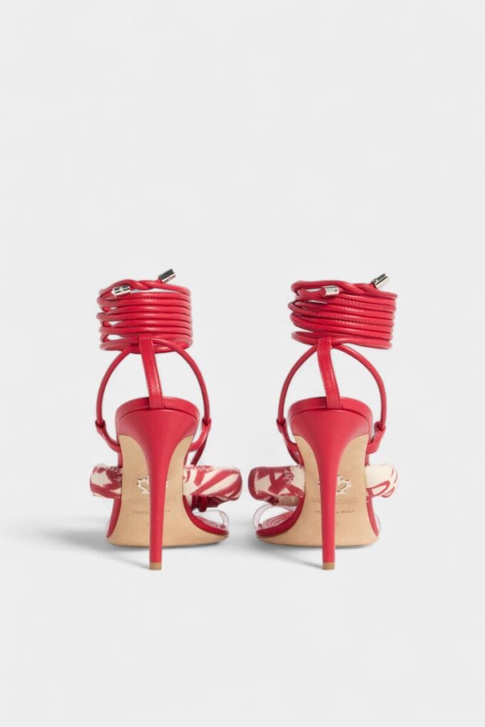 Rebel Hibiscus Heeled Sandals