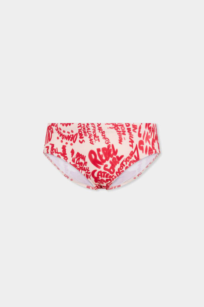 Rebel Hibiscus Swim Brief