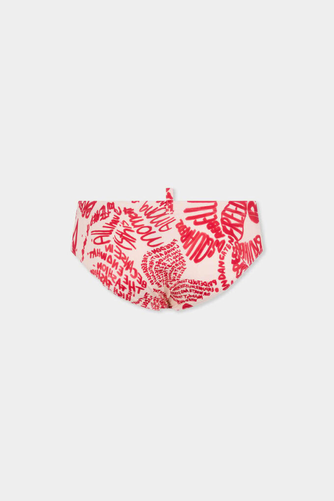 Rebel Hibiscus Swim Brief