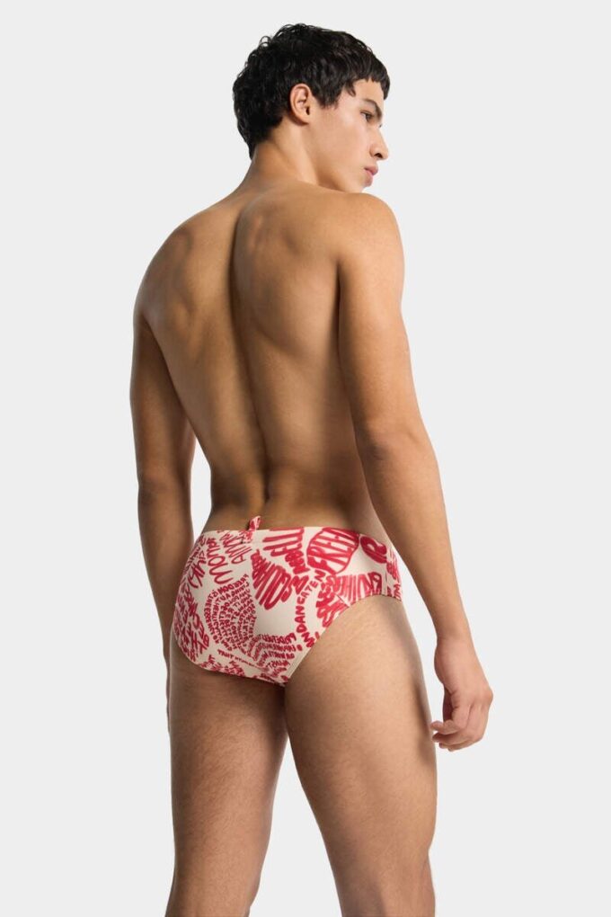 Rebel Hibiscus Swim Brief