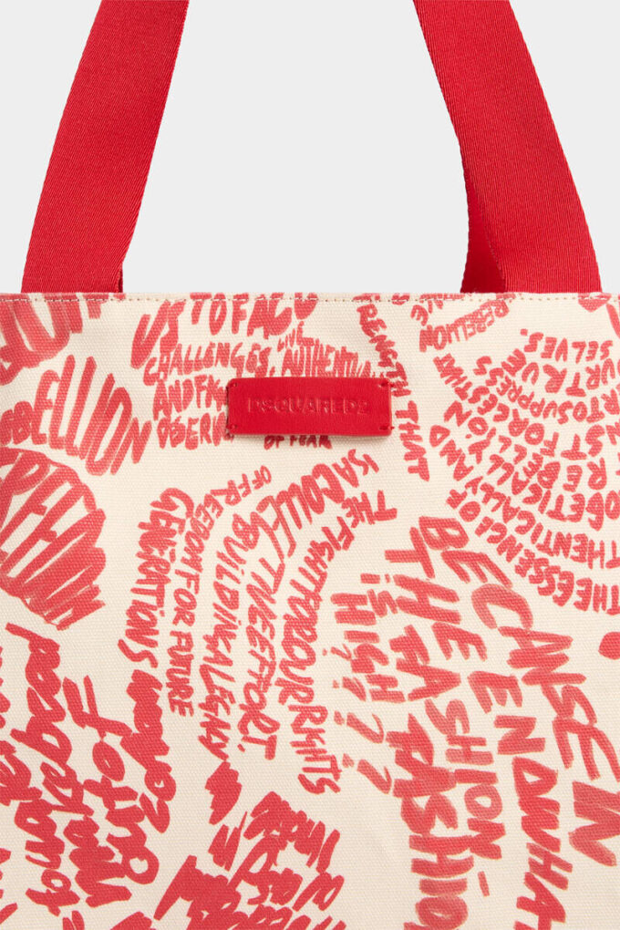 Rebel Hibiscus Tote Bag