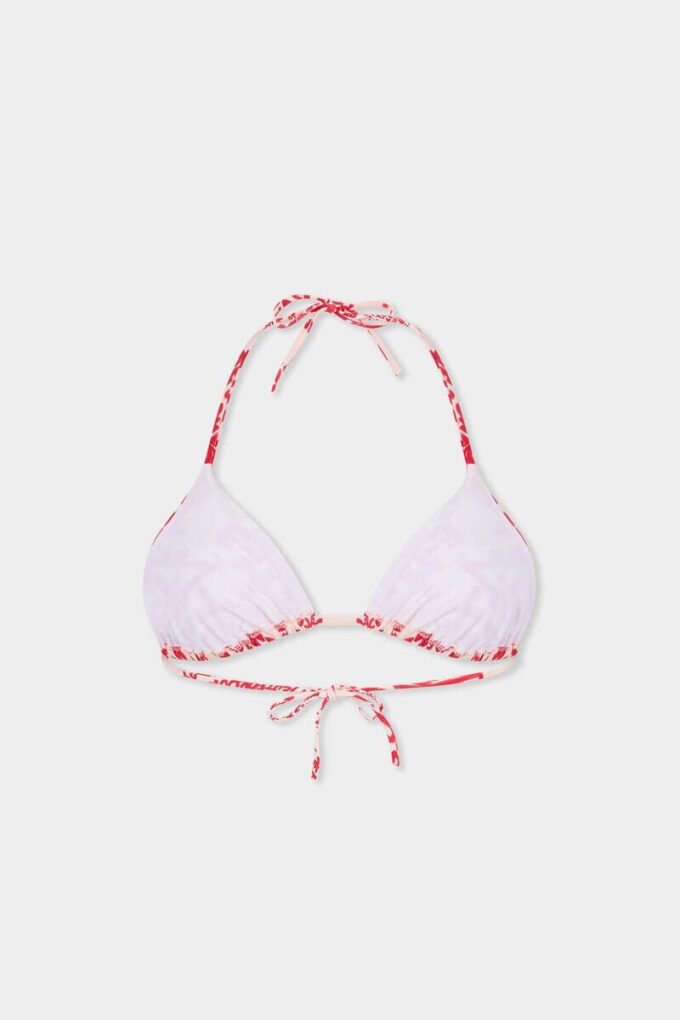 Rebel Hibiscus Triangle Top