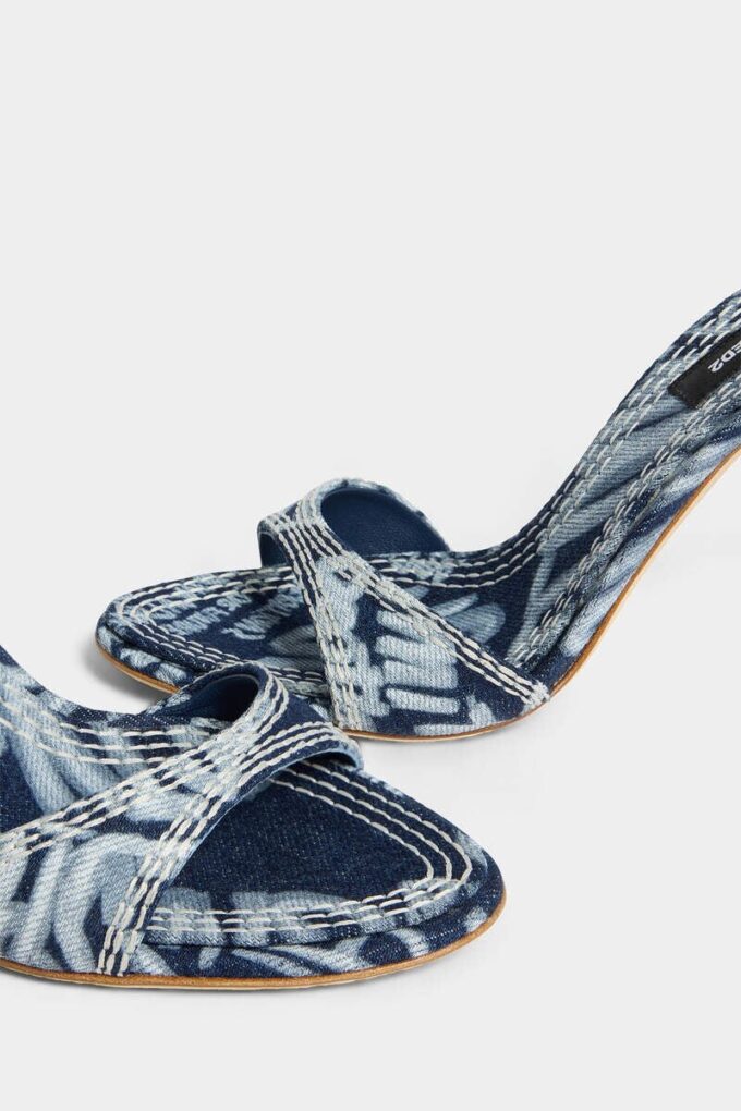 Rebel Hibiscus Twin Mule Sandals