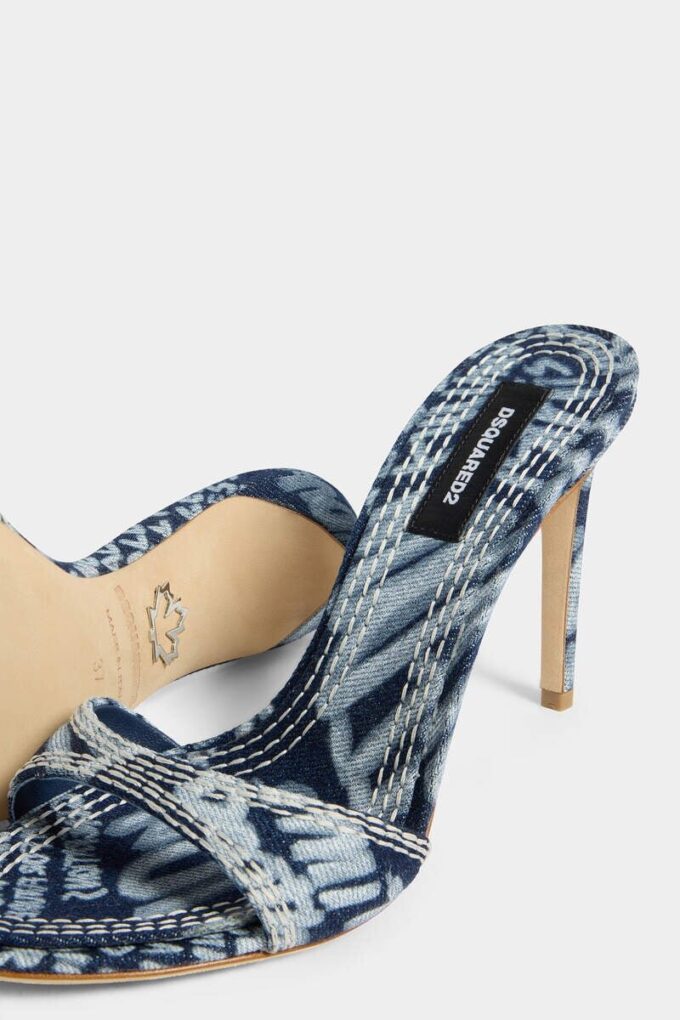 Rebel Hibiscus Twin Mule Sandals