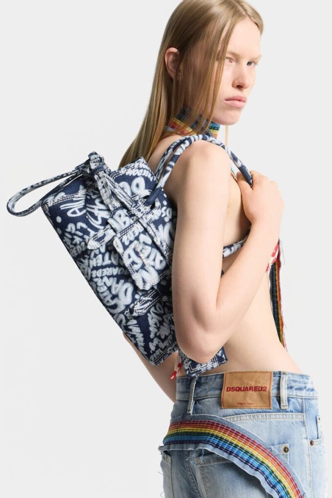 Rebel Hibiscus Twin Shoulder Bag