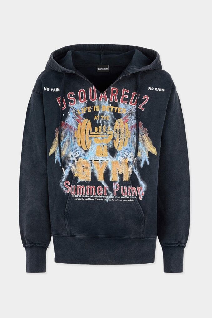 Rock Wash Long & Lean Fit Hoodie