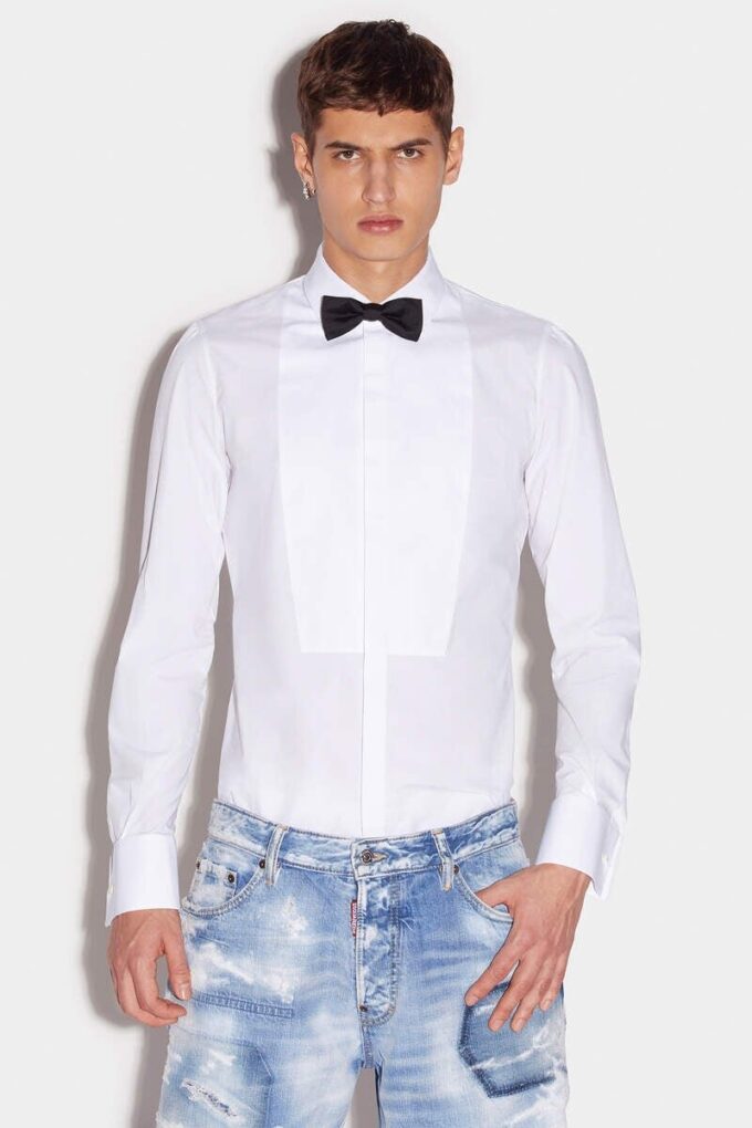 Slim Fit Tux Shirt