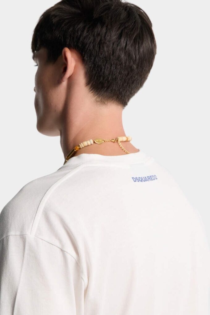 Smiley X D2 Dyed and Destroyed Loose Fit T-Shirt