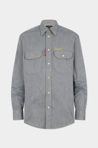 Striped Denim Canadian Vintage Shirt