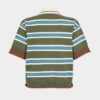 Striped Knit Polo