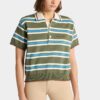 Striped Knit Polo
