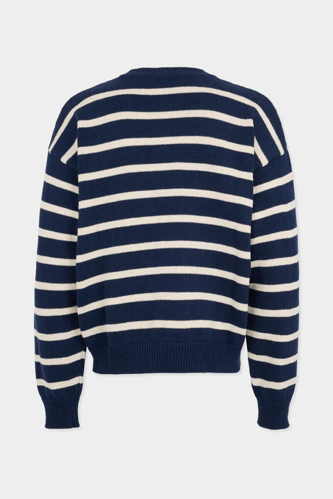 Striped Knit Pullover