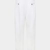 Tailored Cotton Straight Pant
