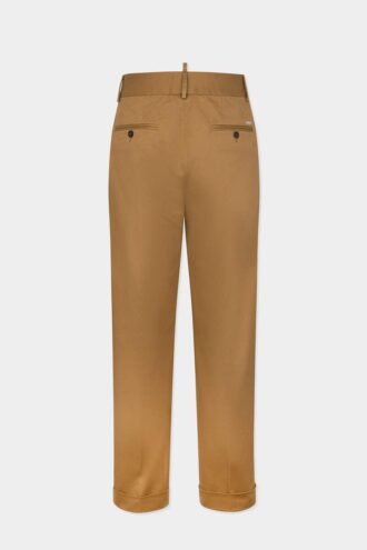 Tailored Cotton Straight Pant