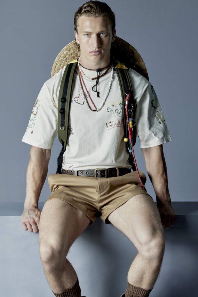 Tailored Cotton Tennis Shorts