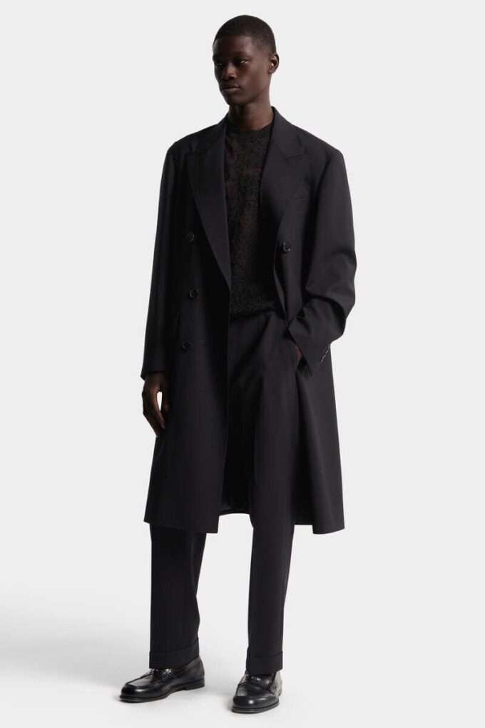 Tailored Double Breasted Coat