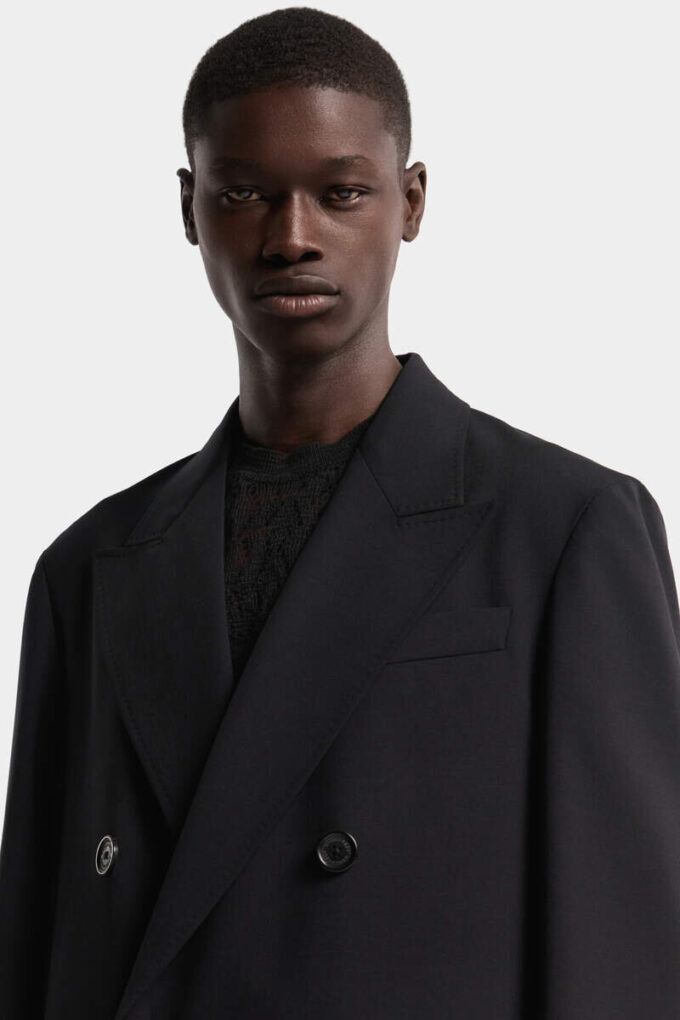 Tailored Double Breasted Coat