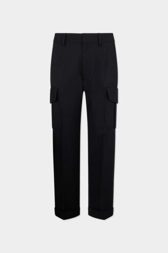 Tropical Wool Straight Cargo Pant