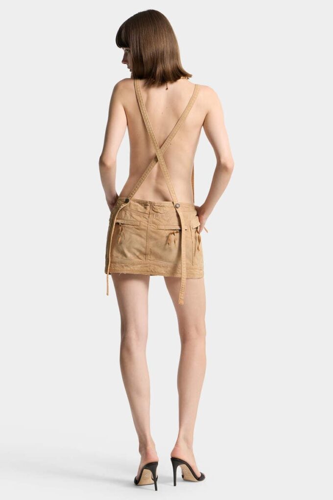 Utility Distressed Salopette