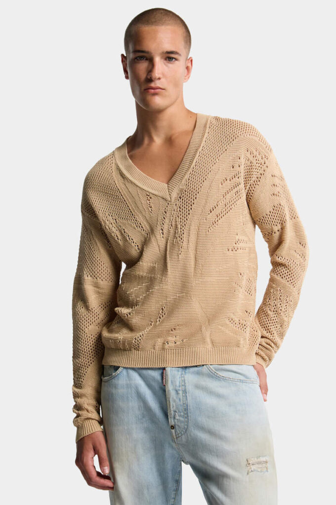 V Neck Pullover