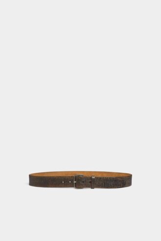 Vintage Buckle Scallop Belt