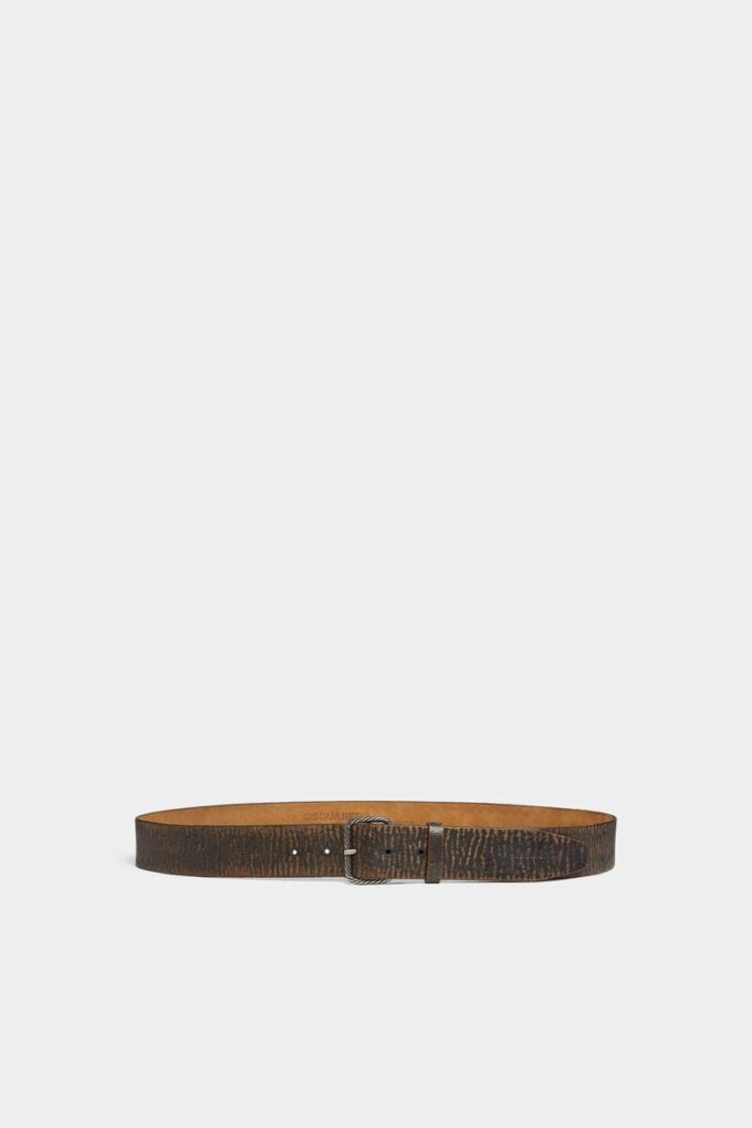 Vintage Buckle Scallop Belt