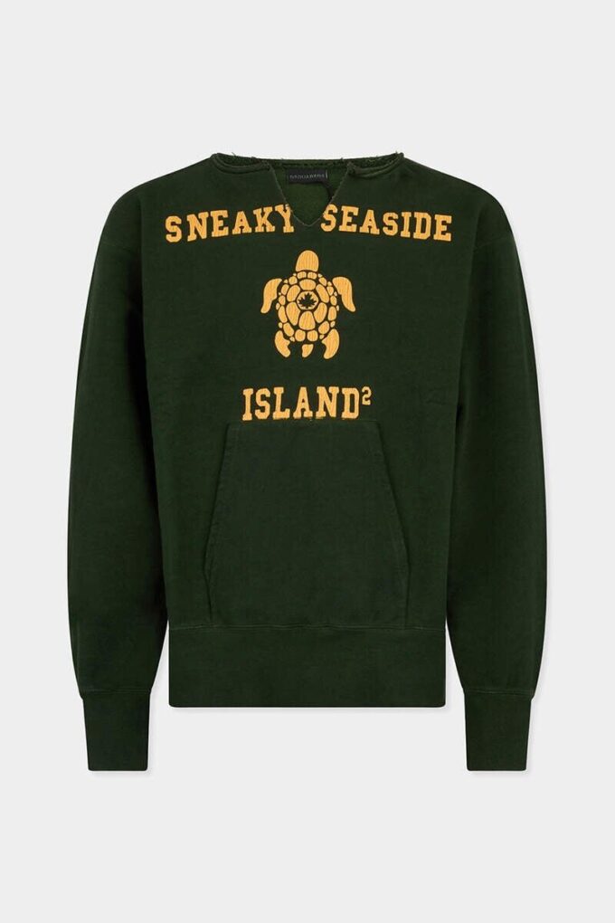 Vintage Dyed Long & Lean Fit Crewneck