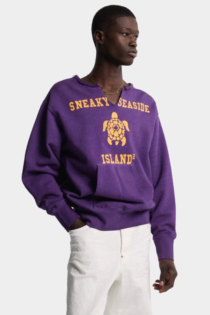 Vintage Dyed Long & Lean Fit Crewneck