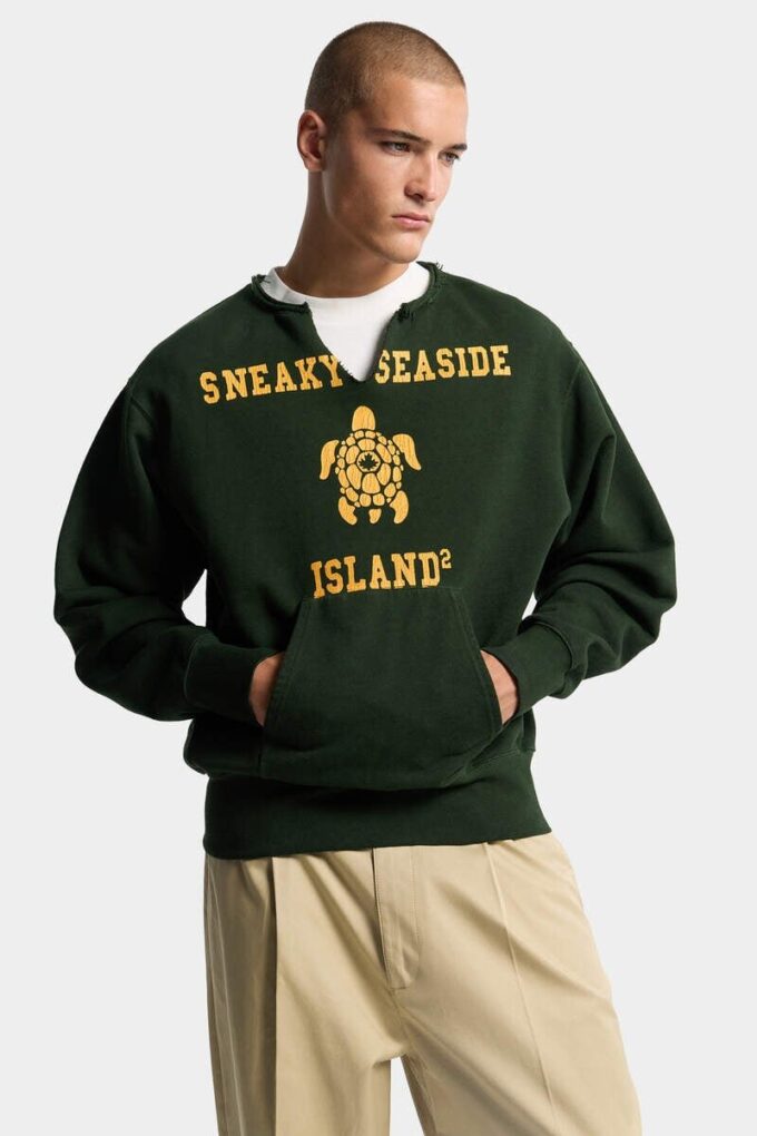 Vintage Dyed Long & Lean Fit Crewneck