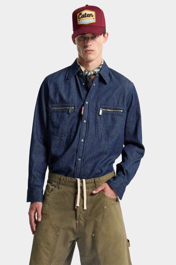 Wet and Dry Wash Biker Shirt