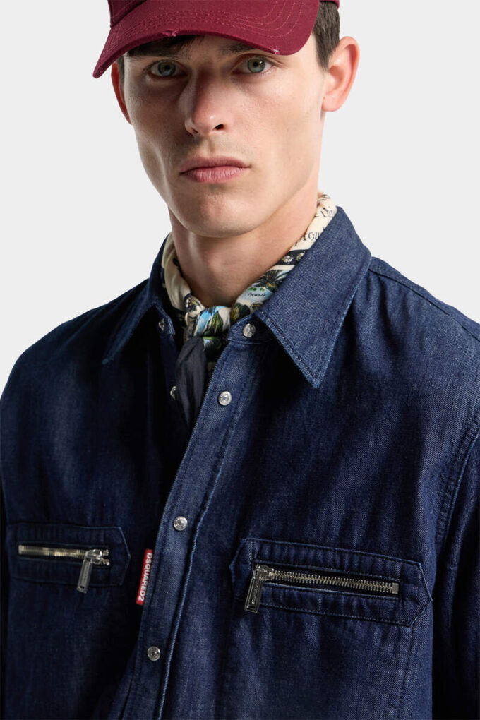 Wet and Dry Wash Biker Shirt