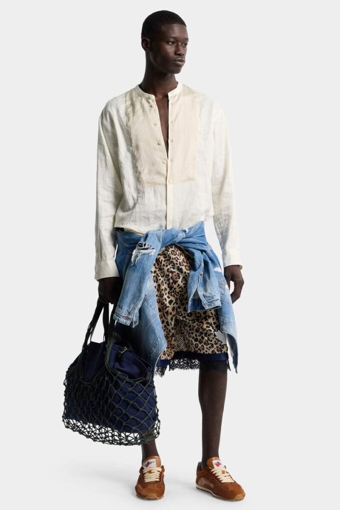 Bowtie Dropped Shirt