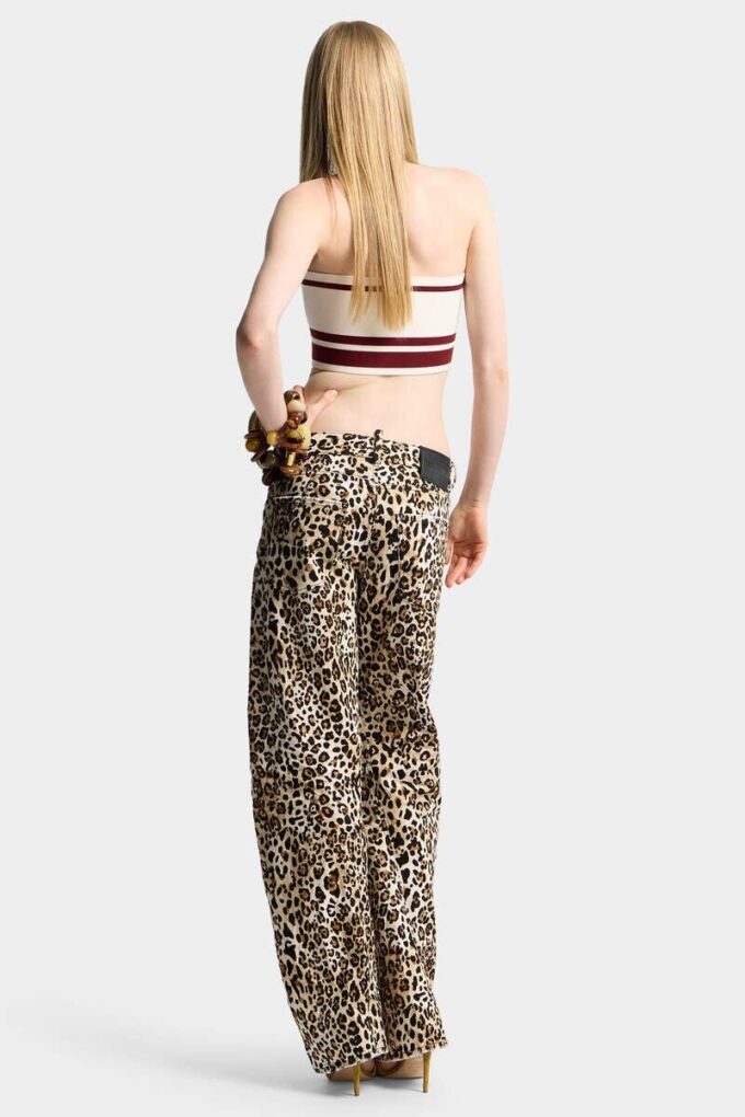 Wild2 Printed Loose Twst Jeans
